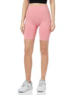 Legginsy - Damskie legginsy sportowe antycellulitowe spodenki do jogi z wysoką talią kolarskie Scrunch Butt spodenki do jogi kryjące Scrunch Butt Jogging Dance Course Gym, B-rose, S - miniaturka - grafika 1