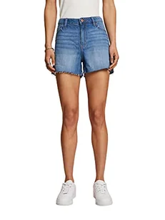 edc by ESPRIT Szorty Denim, Niebieski, średni, sprany, 29W - Spodenki damskie - miniaturka - grafika 1