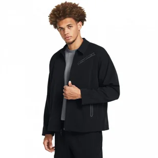 Męska kurtka przejściowa Under Armour UA Unstoppable Vented Jkt - czarna - Kurtki męskie - miniaturka - grafika 1