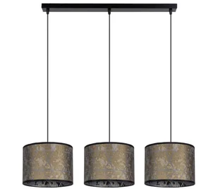 Żyrandol na lince REZO 3xE27/60W/230V złoty - Lampy sufitowe - miniaturka - grafika 1