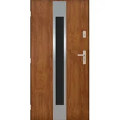 Drzwi zewnętrzne - Drzwi zewnętrzne HEMERA Złoty dąb 90 lewe - miniaturka - grafika 1
