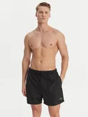 Kąpielówki męskie - Calvin Klein Swimwear Szorty kąpielowe LV00N61045 Czarny Regular Fit - miniaturka - grafika 1