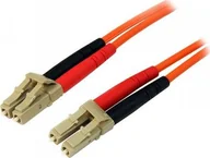 Kable światłowodowe - StarTech Cable StarTech LWL LC Duplex 3m M/M Orange - miniaturka - grafika 1