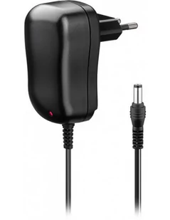 Pro Pro Power Adapter 12V 2.5mm 12W - Black 4040849547805 - Kable komputerowe i do monitorów - miniaturka - grafika 1