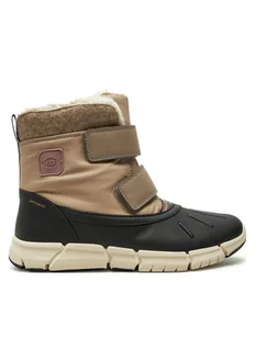 Geox Śniegowce J Flexyper Girl B Ab J46APC 054FU C0533 S Beżowy - Buty dla dziewczynek - miniaturka - grafika 1