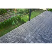 Kostki brukowe i krawężniki - Kratka tarasowa 30 x 30 x 1,2 cm grafitowa - miniaturka - grafika 1