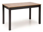 Stoły - Stół Rozkładany Tor 130(170) Czarny / Dąb Brązowy - miniaturka - grafika 1