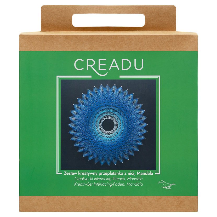 CREADU, Zestaw Kreatywny, Przeplatanka Z Nici, Mandala
