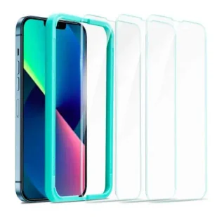 ESR iPhone 13 mini Screen Protector Seria Shield Szko hartowane z ramk montaow Przezroczysty - Pozostałe akcesoria do telefonów - miniaturka - grafika 1