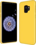 Etui i futerały do telefonów - Pokrowiec ochronny na telefon komórkowy Samsung Galaxy S9 silikonowo-żelowe etui na telefon komórkowy, żółty - miniaturka - grafika 1