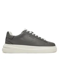 Sneakersy męskie - Sneakersy Guess FMJLBA LEA12 Szary - miniaturka - grafika 1