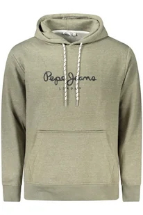 MĘSKA BLUZA PEPE JEANS Z ROZPINANYM NA ZAMEK KOLOR ZIELONY - Bluzy męskie - miniaturka - grafika 1