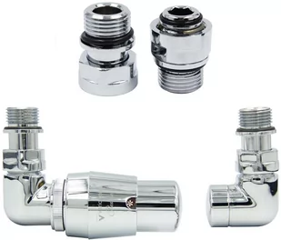 Varioterm Zawór termostatyczny trójosiowy Vision ze złączką PEX/CU /GZ1/2 /GW1/2 - chrom instalacja 1/2 - złączka GZ1/2 lewy VIGS0202CFK/L(GZ1/2) - Zawory i kraniki - miniaturka - grafika 1