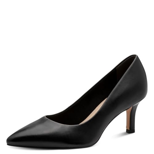 Tamaris Damskie czółenka 1-22434-41, czarna skóra, 39 EU, czarna skóra, 39 eu