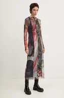 Sukienki - Desigual sukienka CARSON midi prosta 24WWVK59 - miniaturka - grafika 1