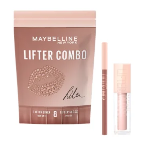 Maybelline x Lila Janowska Lifter Combo zestaw do makijażu ust Lifter Liner 05 + Lifter Gloss 02 - Palety i zestawy do makijażu - miniaturka - grafika 1