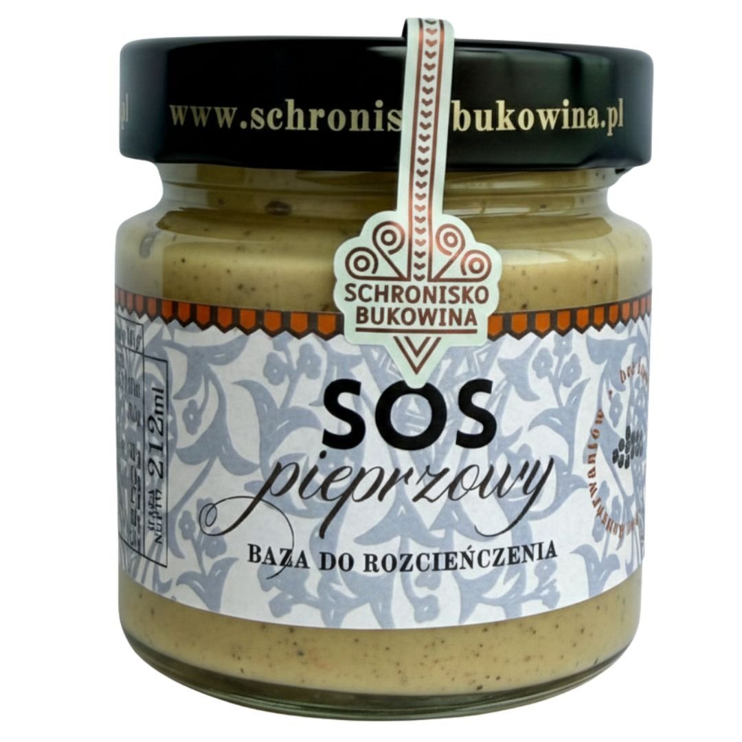 Sos pieprzowy 212 ml - Schronisko Bukowina