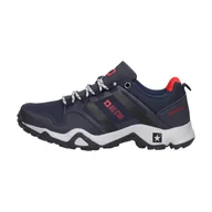 Buty trekkingowe męskie - Granatowe półbuty męskie z SOFTSHELL BIG STAR GG174268 - miniaturka - grafika 1