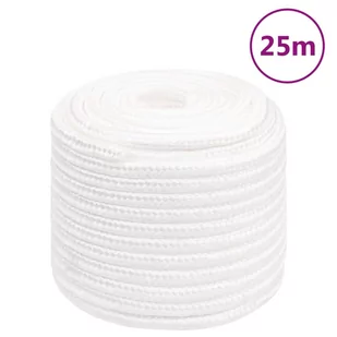 Linka żeglarska, biała jednolita, 18 mm, 25 m, polipropylen - Żeglarstwo - miniaturka - grafika 1