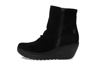 Fly London Damskie botki YOPA461FLY, czarne, 43 EU, Czarny, 42 EU - Botki damskie - miniaturka - grafika 1