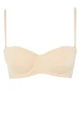 Biustonosze - DeFacto Bralette koronkowy biustonosz damski - miękki i oddychający biustonosz (beżowy, 90/B), beżowy, 90B - miniaturka - grafika 1