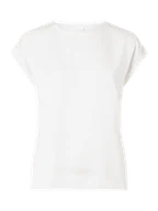 Koszulki i topy damskie - T-shirt z przeszytymi zakładkami na rękawach model ‘VIELLETTE’ - miniaturka - grafika 1