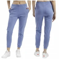 Dresy damskie - SPODNIE damskie DRESOWE joggery CROSS JEANS sportowe dresy niebieskie L - miniaturka - grafika 1