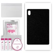 Akcesoria do tabletów i e-booków - folia naklejka skórka strukturalna na TYŁ do Huawei MatePad 11 2023 - Czarny Pastel Matowy Chropowaty Baranek - apgo SKINS - miniaturka - grafika 1