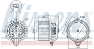 Akcesoria do klimatyzacji i ogrzewania - Wentylator wewnętrzny Nissens 87568 - miniaturka - grafika 1