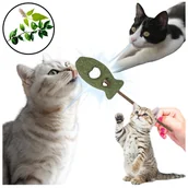 Zabawki dla kotów - Rybka Matatabi dla Kota - 100% Naturalna Zabawka Czyszcząca Kamień Nazębny - miniaturka - grafika 1