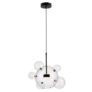 Lumina Deco Deco NOWOCZESNA LAMPA WISZĄCA CZARNA NERONI W6 LDP 6016-6 (BK) - Lampy sufitowe - miniaturka - grafika 1