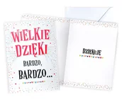 Kartki okolicznościowe i zaproszenia - Karnet Podziękowania - Kukartka - miniaturka - grafika 1