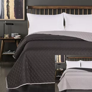 DecoKing DecoKing - Narzuta Axel - Czarno-Szary 240x260 cm - Narzuty - miniaturka - grafika 1