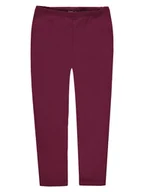 Legginsy - Dziewczęce legginsy gładkie bordowe Kanz r.92 - miniaturka - grafika 1