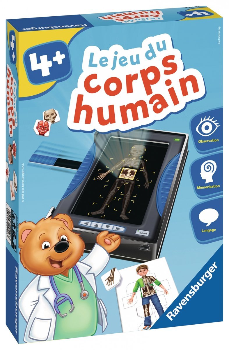 Poznaj ludzkie ciało Ravensburger 24116 4 lata +