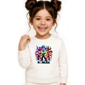 Bluzy dla dziewczynek - BLUZA DZIECIĘCA ROBLOX DLA CHŁOPCA DZIEWCZYNKI 122-128 - miniaturka - grafika 1