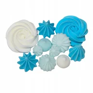 Dodatki do ciast w proszku - Posypka na tort bezy cukrowe ozdoby na tort dekoracje urodzinowe kolorowe - miniaturka - grafika 1