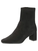 Botki damskie - CAPRICE Damskie botki na obcasie 9-25354-41, Black Stretch, 38 EU - miniaturka - grafika 1