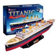 Puzzle - Cubic Fun Puzzle 3D Titanic duże - miniaturka - grafika 1