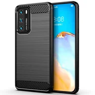 Etui i futerały do telefonów - nemo Etui HUAWEI P40 pancerne Carbon czarne - miniaturka - grafika 1