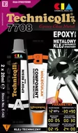 Kleje i inne preparaty budowlane - TECHNICQLL Klej metalowy epoksydowy 2x20 ml E143 - miniaturka - grafika 1