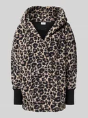 Kurtki damskie - Płaszcz o kroju regular fit ze sztucznego futra model ‘Cuddle’ - miniaturka - grafika 1