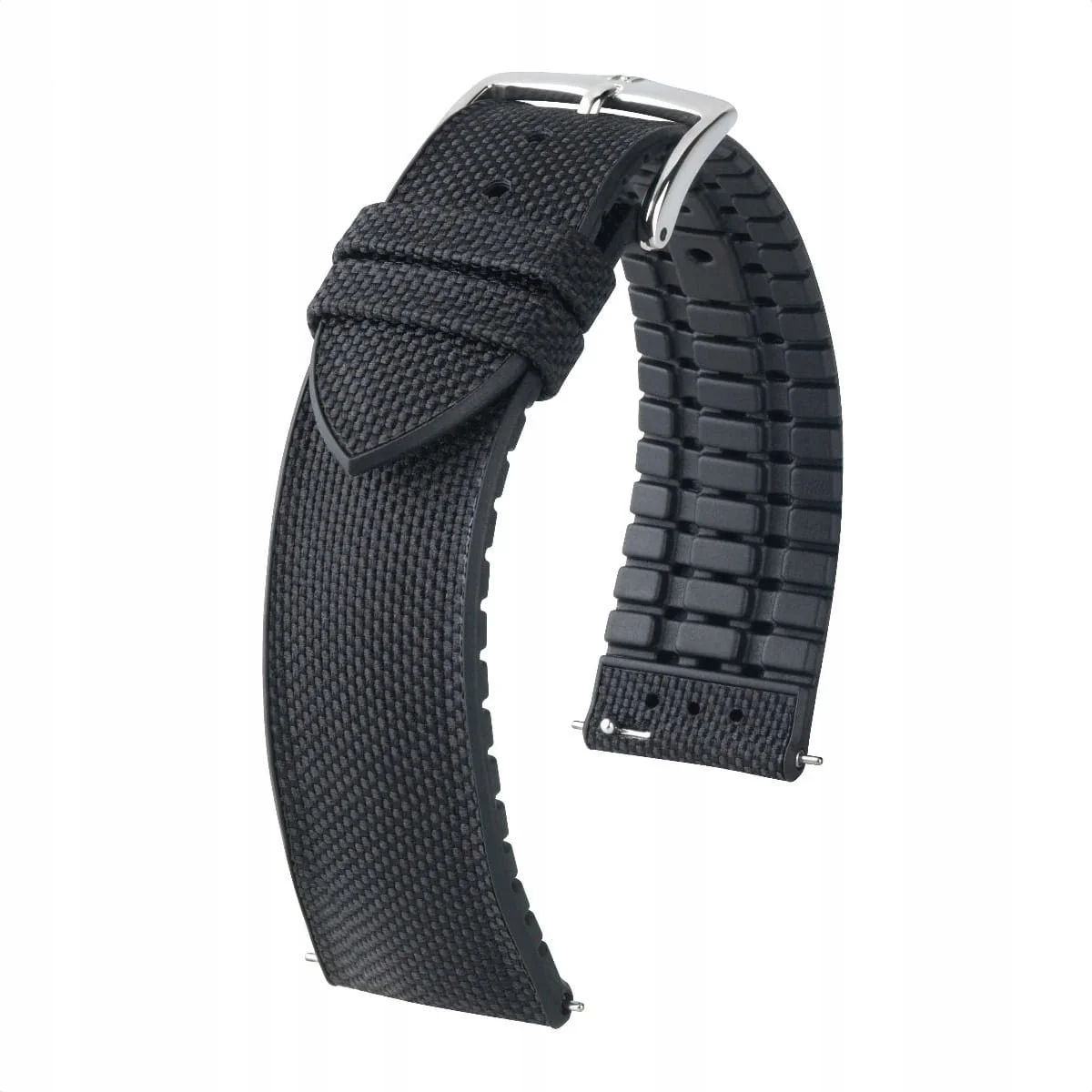 Pasek HIRSCH Arne do Apple Watch 42/44/45/46/49 Czarny + Adapter