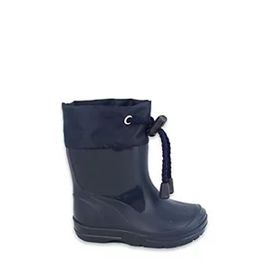 Beck Basic ciepłe kalosze, niebieski - granatowy - 20 EU - Kalosze damskie - miniaturka - grafika 1