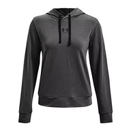 Bluzy damskie - Under Armour Damska bluza z kapturem Rival Terry - miniaturka - grafika 1