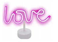 Lampy stojące - Napis Love Lampka Neon-owa 3D Walentynki - miniaturka - grafika 1