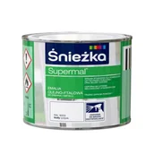 Emalie - Farba emaliowa olejno-ftalowa Supermal biały 0,2 l Śnieżka - miniaturka - grafika 1