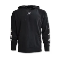 Bluzy męskie - Bluza z kapturem New Balance Essentials Stack Pack Hoodie Black - MT03562BK-M - miniaturka - grafika 1