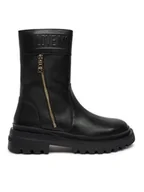 Botki damskie - LOVE MOSCHINO Botki JA24245G0LIA0000 Czarny - miniaturka - grafika 1