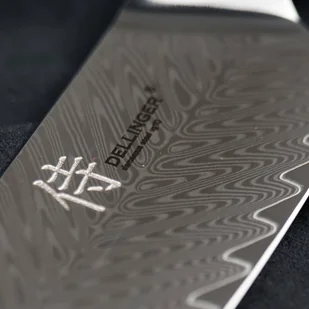 Nóż Dellinger RESIN FUTURE Santoku 170 mm [K-H189] Blue - Noże kuchenne - miniaturka - grafika 5